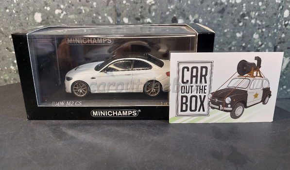 BMW M2 CS wit 1:43 Minichamps Mi108 - 4