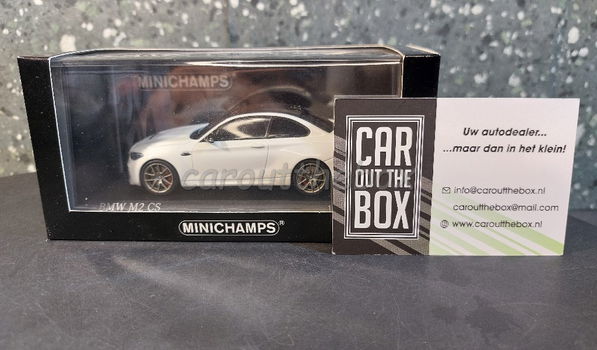 BMW M2 CS wit 1:43 Minichamps Mi108 - 5