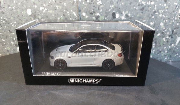 BMW M2 CS grijs 1:43 Minichamps Mi109 - 3