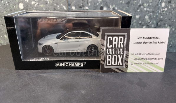 BMW M2 CS grijs 1:43 Minichamps Mi109 - 5