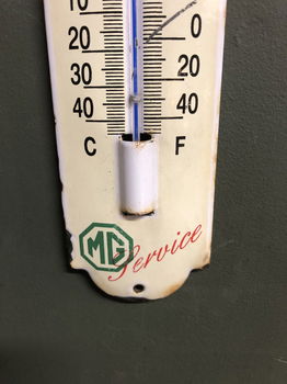 Emaille Thermometer MG Service - 2