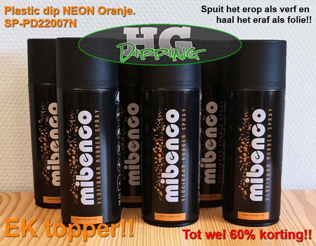 Motor of onderdelen met de EK NEON oranje? Spuit er plastic dip op!! - 0