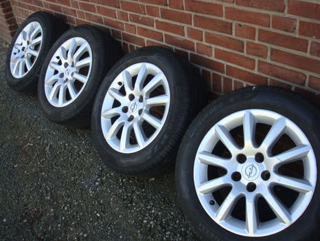 16''Originele Opel Velgen en Banden Steek 5x110 - 1