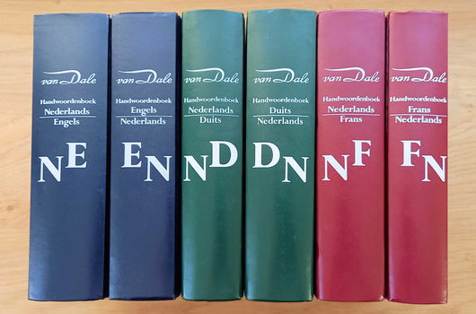 Van Dale Handwoordenboek Frans, Duits, Engels 6 stuks - 0