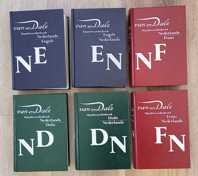 Van Dale Handwoordenboek Frans, Duits, Engels 6 stuks - 1