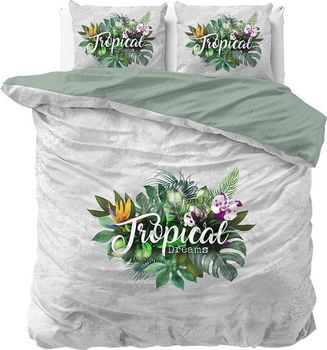 Dekbedovertrek 200x220 Tropical Dreams groen - 0