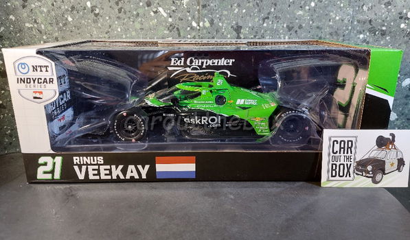 Ed Carpenter Dallara #21 Rinus Veekay 1:18 Greenlight G414 - 4