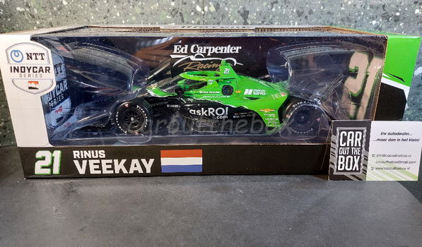 Ed Carpenter Dallara #21 Rinus Veekay 1:18 Greenlight G414 - 5