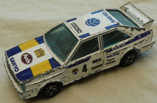 Modelauto, Bburago, Schaal 1:43, Audi Quattro Sanyo (No.4), Mfr Code: 4159, 1980s.(Nr.1) - 0