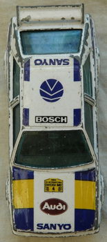 Modelauto, Bburago, Schaal 1:43, Audi Quattro Sanyo (No.4), Mfr Code: 4159, 1980s.(Nr.1) - 1