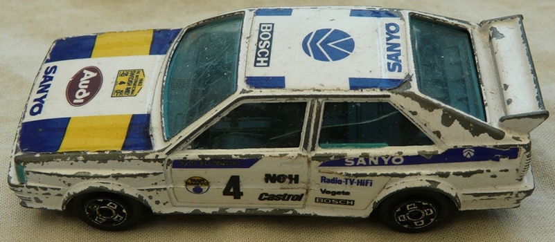 Modelauto, Bburago, Schaal 1:43, Audi Quattro Sanyo (No.4), Mfr Code: 4159, 1980s.(Nr.1) - 3