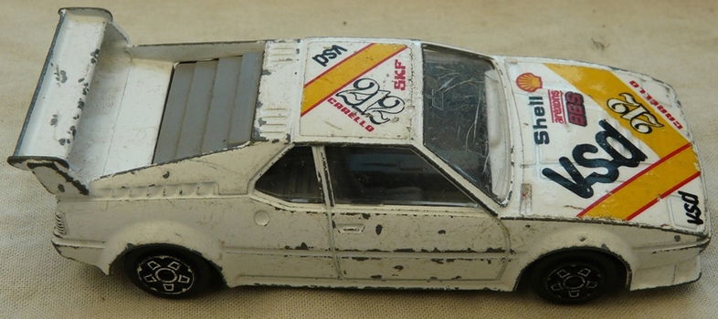 Modelauto, Bburago, Schaal 1:43, BMW M1 (No.212), Mfr Code: 4169, 1980s.(Nr.1) - 5