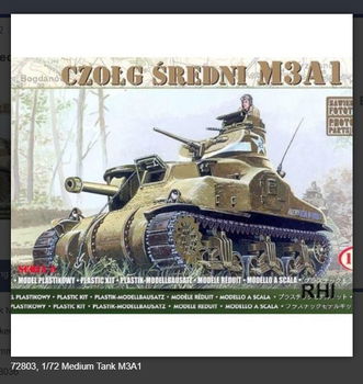 Bouwpakket Mirage-Hobby 72803 1/72 Medium Tank M3A1 - 0