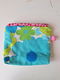 Toilettasje vierkant retro bloemen groen blauw - 0 - Thumbnail