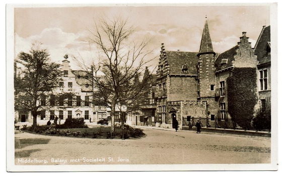 Middelburg Balans met Societeit St. Joris (1952) - 0