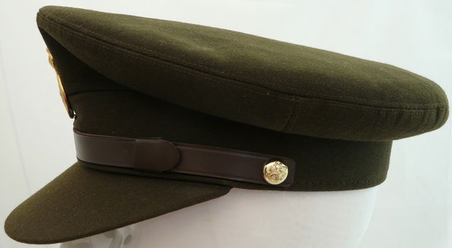 Pet, Uniform, DT63 (Dagelijks Tenue), Manschappen, Koninklijke Landmacht, maat: 57, jaren'60/'70.(2) - 5