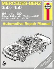 HAYNES Mercedes Benz 350 & 450 Automotive Repair Manual