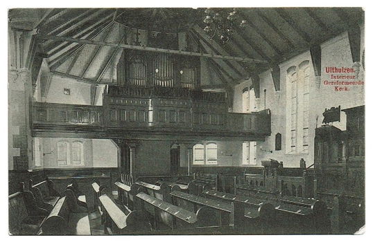 Uithuizen Interieur Gereformeerde Kerk (1917) - 0