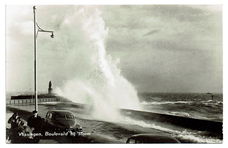 Vlissingen Boulevard bij storm