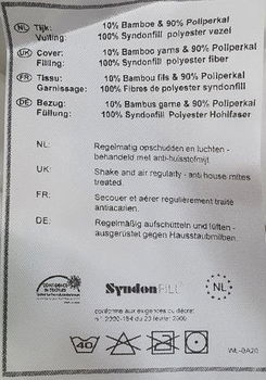 Dekbed 200x200 Bamboe Anti-Allergisch - 4