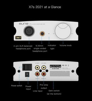 Aune X7s 2021 Class-A headphone amplifier Zwart aanbieding - 1