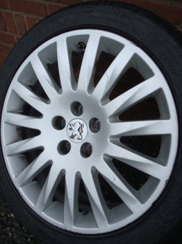 18''Originele Peugeot velgen en banden steek 5x108 - 0