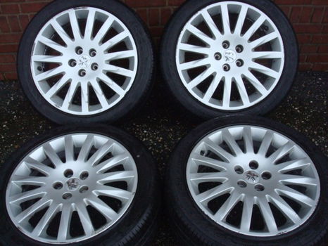 18''Originele Peugeot velgen en banden steek 5x108 - 4