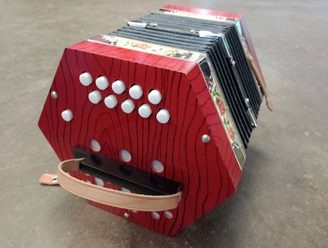 Mooie Concertina accordeon / harmonica / trekharmonica - 3