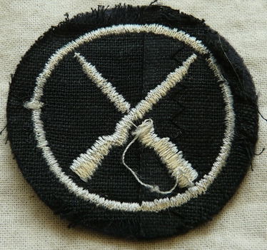 Brevetembleem Mouw, Bodenverteidigung / Luftwaffe Sicherung, Bundeswehr Luftwaffe, jaren'60.(1) - 3