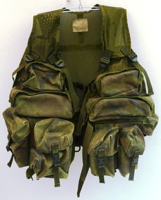 Vest / Harnas OPS, Luchtmobiele Brigade, Woodland Camouflage, Koninklijke Landmacht, jaren'90.(Nr.1)