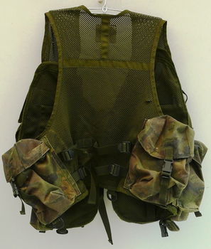 Vest / Harnas OPS, Luchtmobiele Brigade, Woodland Camouflage, Koninklijke Landmacht, jaren'90.(Nr.1) - 4