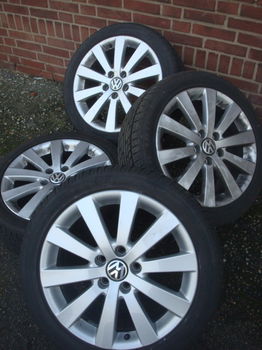 17”Orig VW Highline Velgen Golf 5 6 7 Audi a3 a4 Seat 5x112 - 7