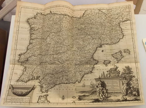 Beschryving van Spanjen en Portugal 1707 Spanje - 0