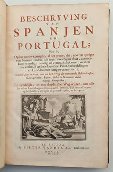 Beschryving van Spanjen en Portugal 1707 Spanje - 3