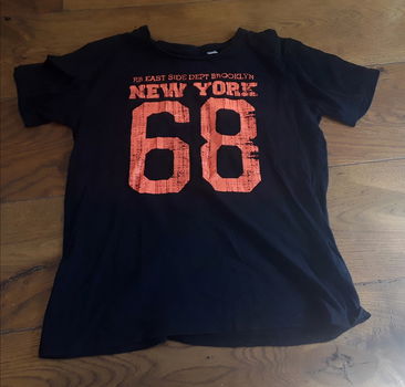 T-shirt - Maat 176/182 - Opdruk: New York - 0