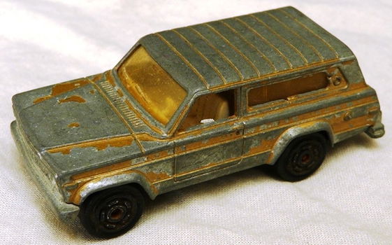 Modelauto, Majorette, Schaal 1:64, No.236 - Jeep Cherokee - Metallic Tan, 1982.(Nr.1) - 0