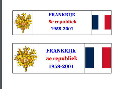 prachtig album om af te (laten) drukken van Frankrijk 1958-2001 - 1