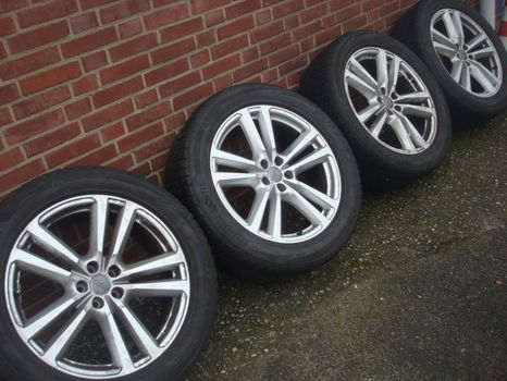 20 Inch Originele Audi Q5 TDI S-Line Velgen + Banden Steek 5x112 - 1