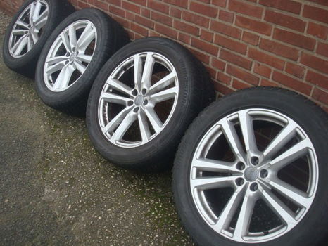 20 Inch Originele Audi Q5 TDI S-Line Velgen + Banden Steek 5x112 - 2