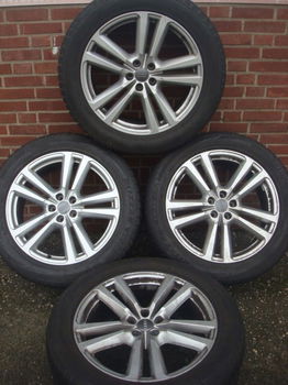 20 Inch Originele Audi Q5 TDI S-Line Velgen + Banden Steek 5x112 - 4