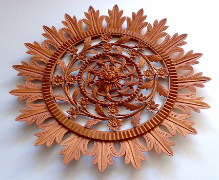 Rosette, wood carving. - 1