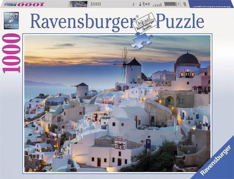 Ravensburger Avond in Santorini - Legpuzzel - 1000 stukjes - 0