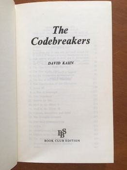 The Codebreakers (history of codes/ciphers) - David Kahn - 1