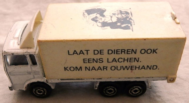 Modelauto, Majorette, Schaal 1:100, No.214 - Saviem SM Europe Container – Ouwehand, 1980s.(1) - 3