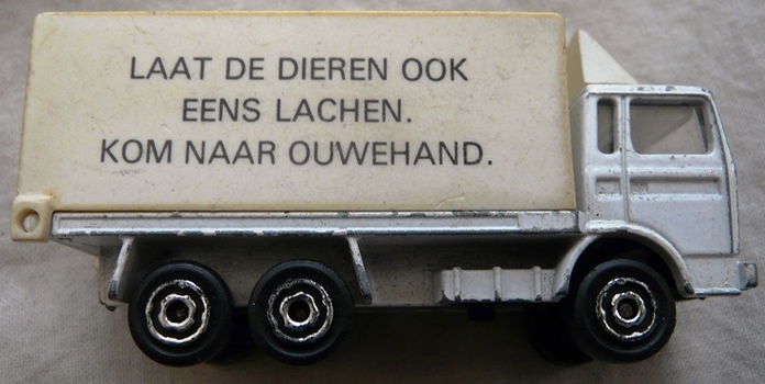 Modelauto, Majorette, Schaal 1:100, No.214 - Saviem SM Europe Container – Ouwehand, 1980s.(1) - 5