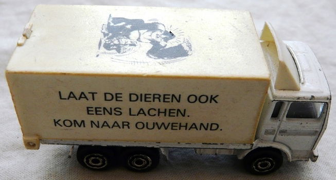 Modelauto, Majorette, Schaal 1:100, No.214 - Saviem SM Europe Container – Ouwehand, 1980s.(1) - 6