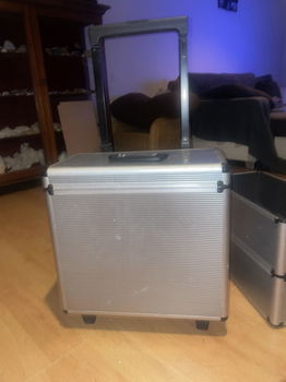 Verstelbare aluminium Kappers trolley op wielen - 3