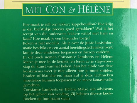 Leer koken met Con & Helene - Lamberts, Matze - 1