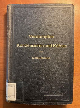 Verdampfen, Kondensieren und Kühlen - E. Hausbrand - 0