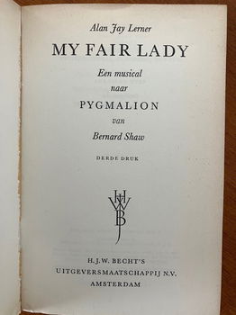 My Fair Lady - Een musical naar Pygmalion van Bernard Shaw - 1